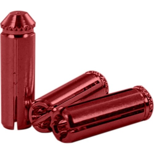 Flight Protector Bull's Aluminum - 3-Pack - Red