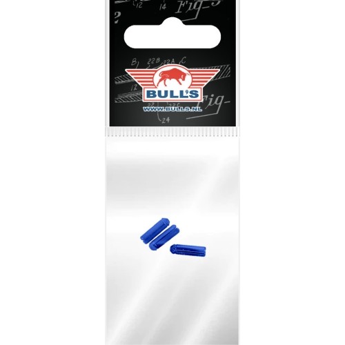 Flight Protector Bull's Aluminum - 3-Pack - Red
