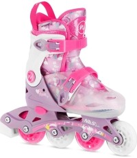 NJ1025 FLIPZY PINK INLINE SKATES
