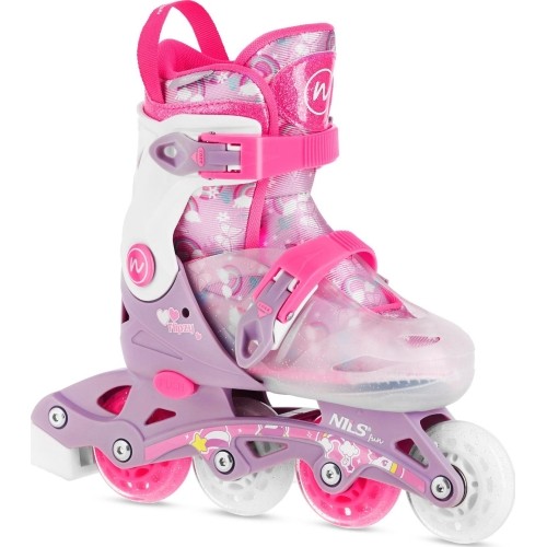 NJ1025 FLIPZY PINK INLINE SKATES