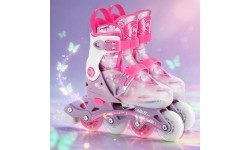 NJ1025 FLIPZY PINK INLINE SKATES