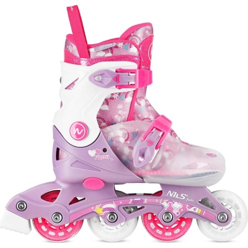 NJ1025 FLIPZY PINK INLINE SKATES
