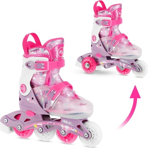 NJ1025 FLIPZY PINK INLINE SKATES