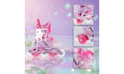 NJ1025 FLIPZY PINK INLINE SKATES