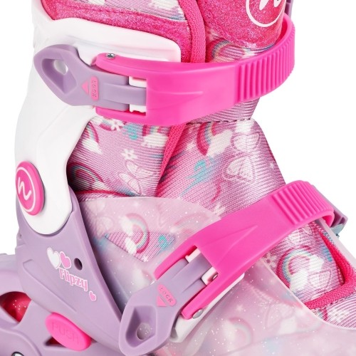 NJ1025 FLIPZY PINK INLINE SKATES