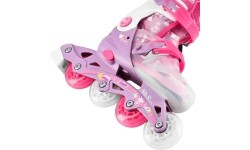 NJ1025 FLIPZY PINK INLINE SKATES