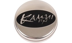 Czarna końcówka tip do kija bilardowego Kamui Black Cue Tip - 13 mm, miękka