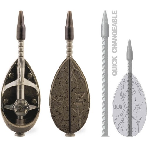 ZFISH Method Feeder Set Feeda X 30,40g + mold