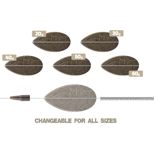 ZFISH Method Feeder Set Feeda X 30,40g + mold