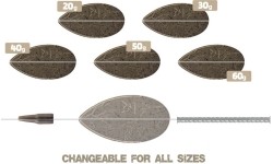 ZFISH Method Feeder Set Feeda X 30,40g + mold