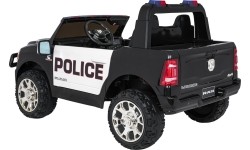 Pojazd elektryczny RAM 3500 Police, czarny