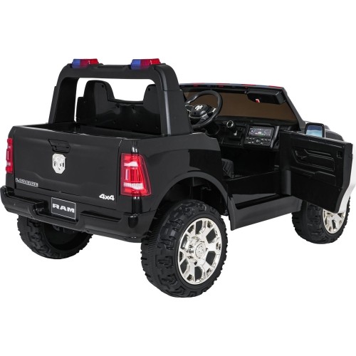Pojazd elektryczny RAM 3500 Police, czarny