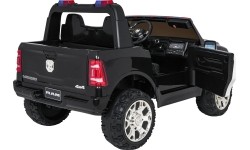 Pojazd elektryczny RAM 3500 Police, czarny