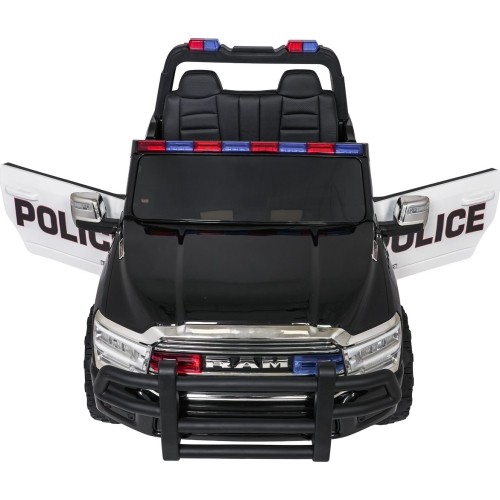 Pojazd elektryczny RAM 3500 Police, czarny