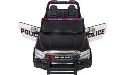 Pojazd elektryczny RAM 3500 Police, czarny
