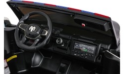 Pojazd elektryczny RAM 3500 Police, czarny