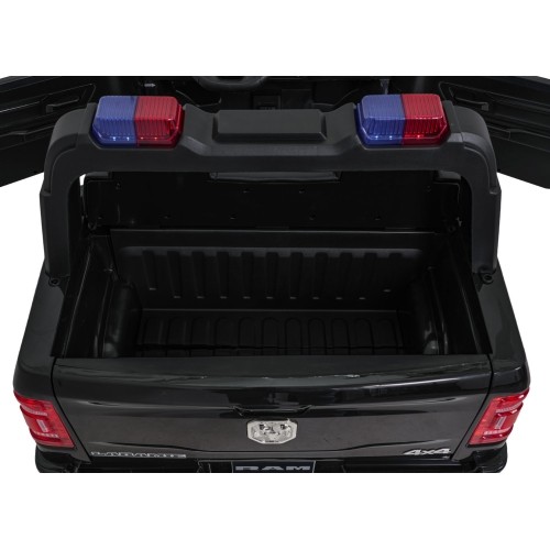 Pojazd elektryczny RAM 3500 Police, czarny