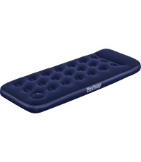 Single Velvet air mattress with integrated foot pump 185/76/28cm BESTWAY