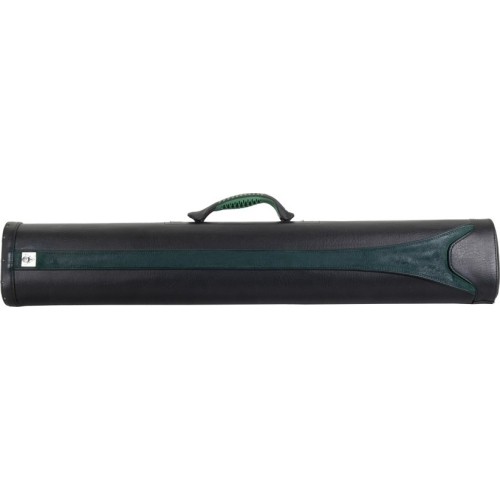 Twarde etui na kij bilardowy Expert EX-3, czarno-zielone, 2/4, 85 cm