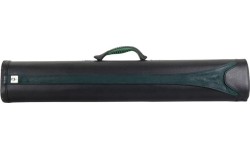 Twarde etui na kij bilardowy Expert EX-3, czarno-zielone, 2/4, 85 cm