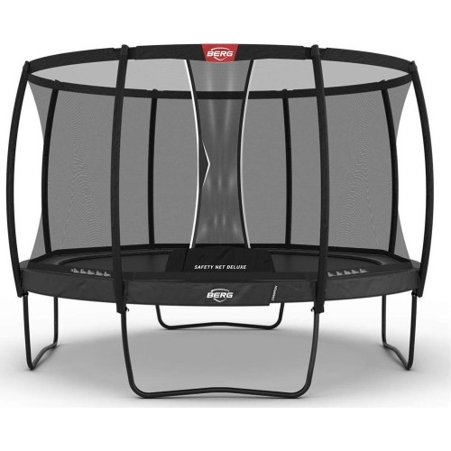 Trampolina BERG Champion Regular 380 szara + siatka ochronna Deluxe