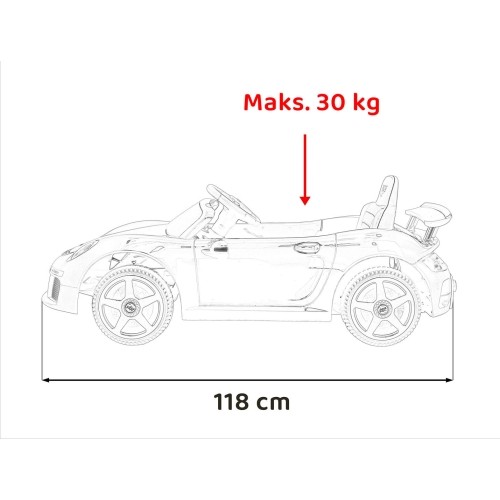 RUF CTR3 Red Vehicle