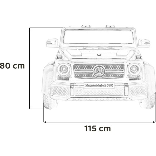 Vehicle Mercedes Benz MAYBACH G650 White