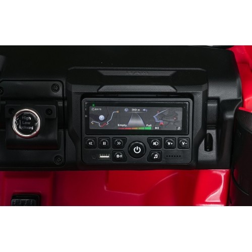 Pojazd elektryczny RAM 3500 czerwony