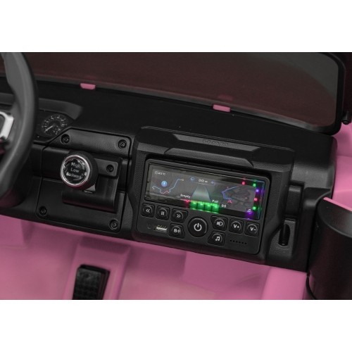 Pojazd elektryczny RAM 3500, różowy