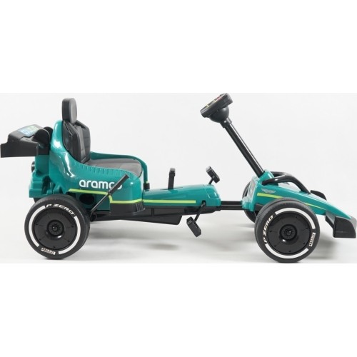 Gokart Aston Martin, zielony