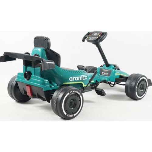 Gokart Aston Martin, zielony
