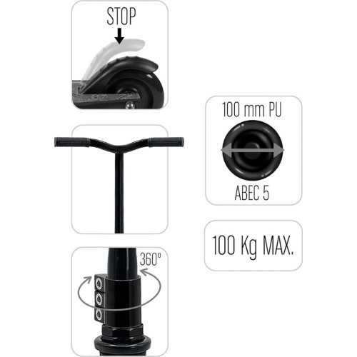 Freestyle Scooter Skids Control Carbon