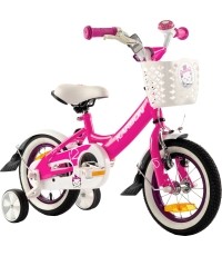 Dviratis Carbon Tiara 12 różowy