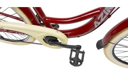 Rower AZIMUT Vintage TX-7 28" 2023 bordowo-kremowy błyszczący