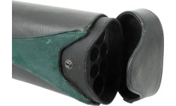 Twarde etui na kij bilardowy Expert EX-3, czarno-zielone, 2/4, 85 cm