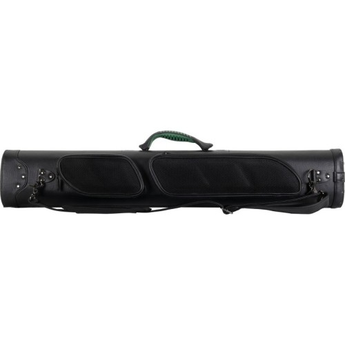 Twarde etui na kij bilardowy Expert EX-3, czarno-zielone, 2/4, 85 cm