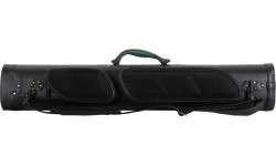 Twarde etui na kij bilardowy Expert EX-3, czarno-zielone, 2/4, 85 cm