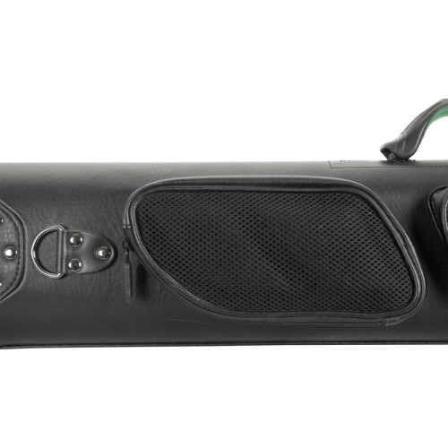 Twarde etui na kij bilardowy Expert EX-3, czarno-zielone, 2/4, 85 cm