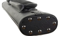 Twarde etui na kij bilardowy Expert EX-3, czarno-zielone, 2/4, 85 cm