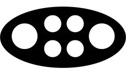 Cue Hard Case, Expert EX-3, Black-Green, 2/4, 85 cm, 2nd choice