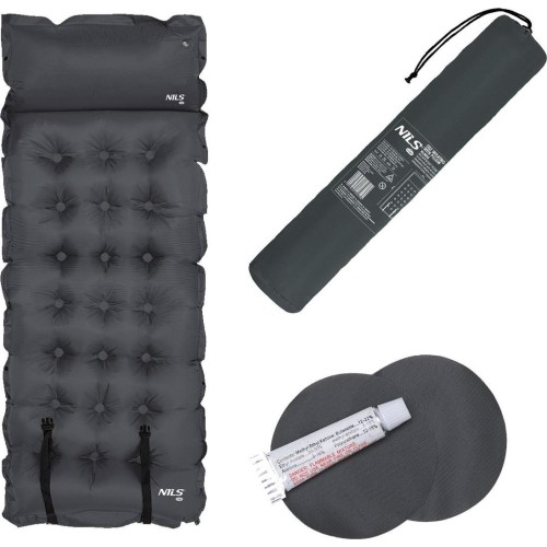 NC4018 SELF-INFLATING MAT DARK GREY NILS CAMP