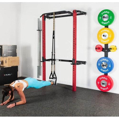 KLT23 SKŁADANY POWER RACK CZERWONY HMS