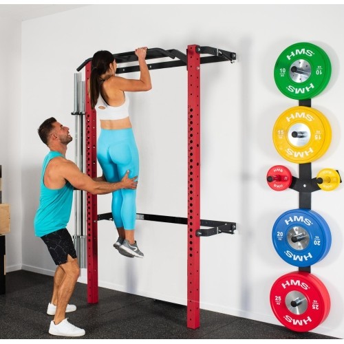 KLT23 SKŁADANY POWER RACK CZERWONY HMS
