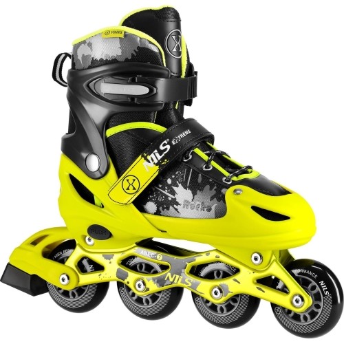 NA18137A ŁYŻWOROLKI RÓŻOWE ROZMIAR S(31-34) NILS EXTREME - ROCKO