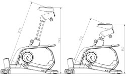Rower elektromagnetyczny M1844i HMS PREMIUM