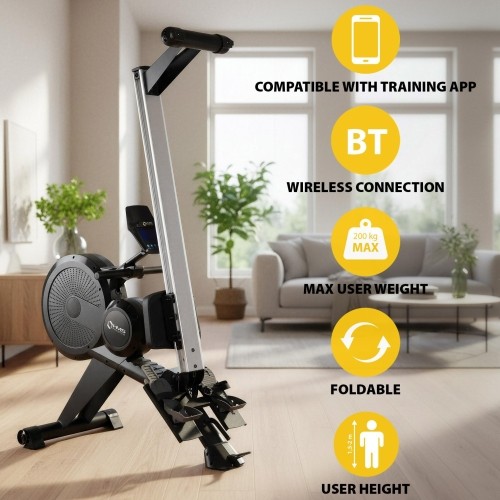 PROFESSIONAL MAGNETIC ROWING MACHINE ZM1856 COMMERCIAL HMS PREMIUM