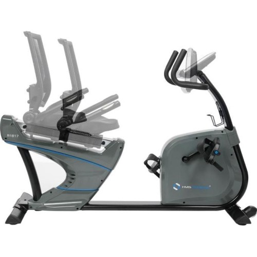 Poziomy rower magnetyczny R1817 z systemem generatora HMS Premium