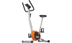Stacjonarny rower treningowy One Fitness RW3011 - srebrno-pomarańczowy