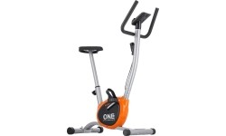 Stacjonarny rower treningowy One Fitness RW3011 - srebrno-pomarańczowy