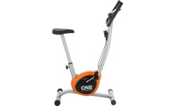 Stacjonarny rower treningowy One Fitness RW3011 - srebrno-pomarańczowy